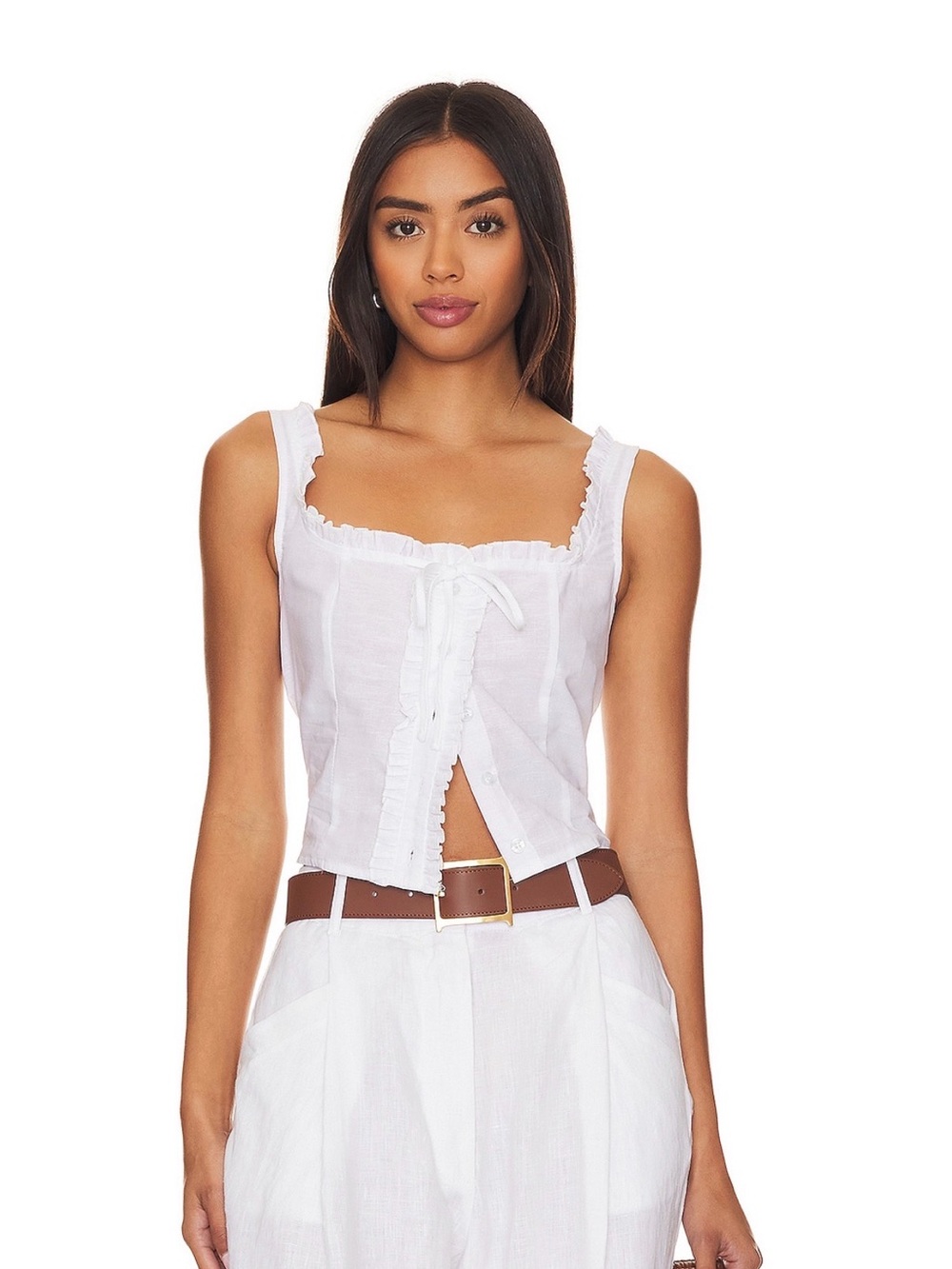 SNDY’S Cottage Top in White size XS